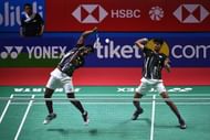 Satwiksairaj Rankireddy (left) is one of India's top doubles player